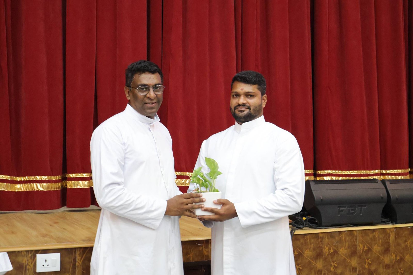 Welcoming of the new manager Rev .Fr. Preas Antony