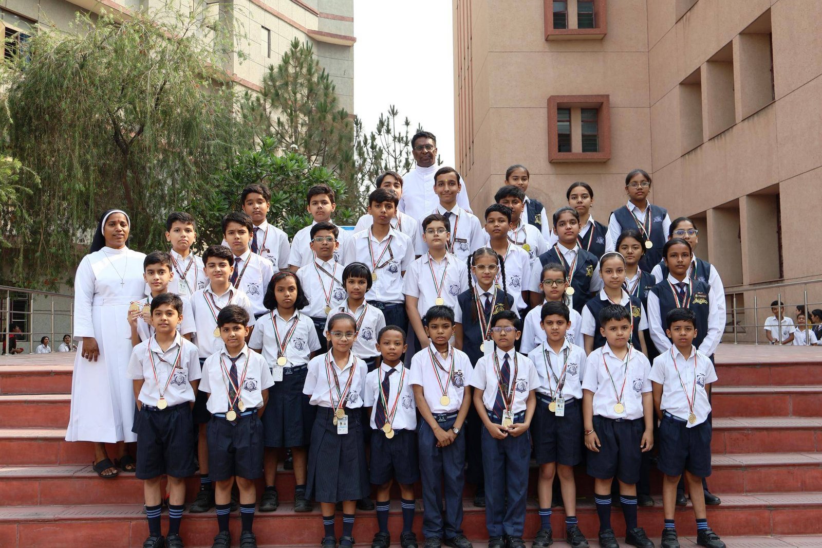 Class toppers of English & Science Olympiad for the academic session 2024-25